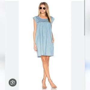 NWT Soft Joie Anandi shift Dress in Vintage Chambray, size M